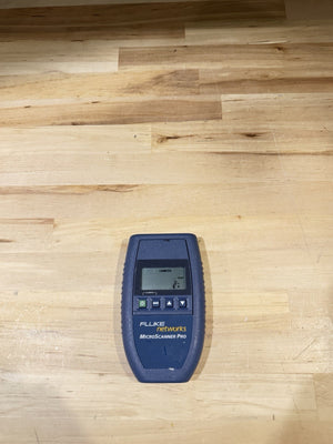 FLUKE NETWORKS MICROSCANNER PRO CABLE VERIFIER TESTED