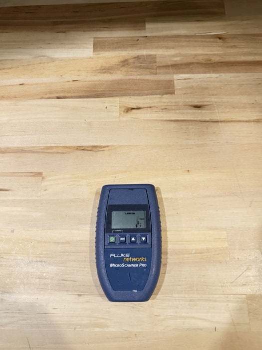 FLUKE NETWORKS MICROSCANNER PRO CABLE VERIFIER TESTED