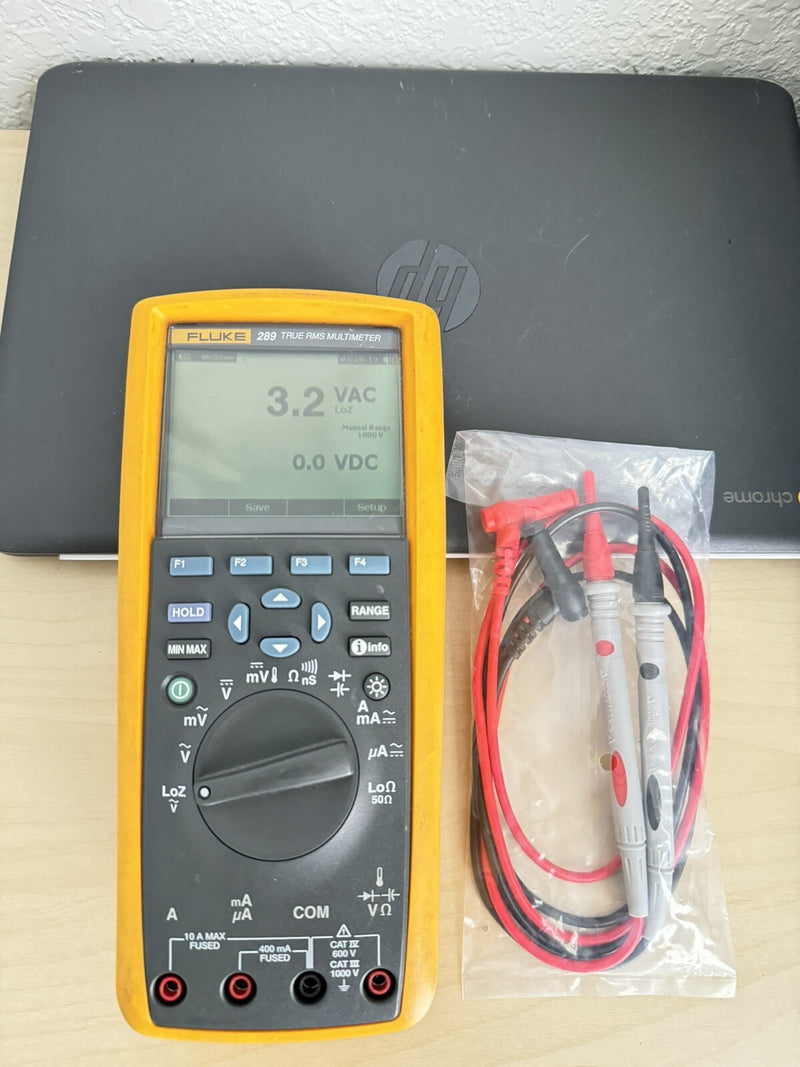 FLUKE 289 TRUE-RMS LOGGING MULTIMETER WITH LEADS