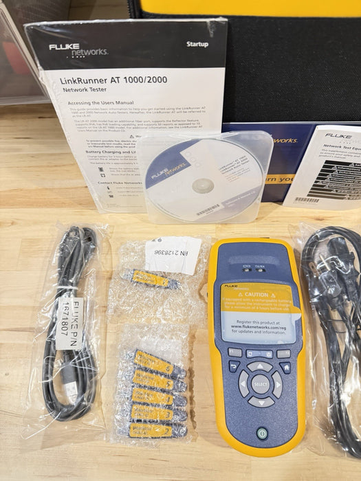 FLUKE NETWORKS LINKRUNNER AT-2000 AUTO TESTER KIT (NEW FACTORY SEALED) RARE