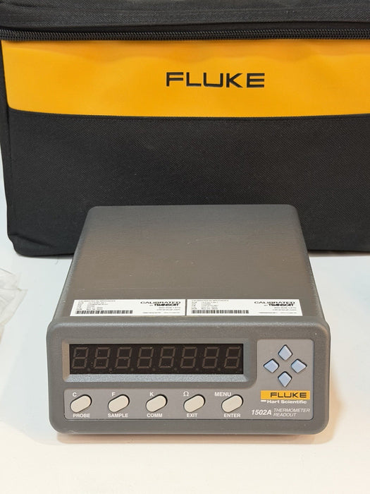 FLUKE HART SCIENTIFIC 1502A THERMOMETER READOUT (CALIBRATED 2025) SHIPS FAST
