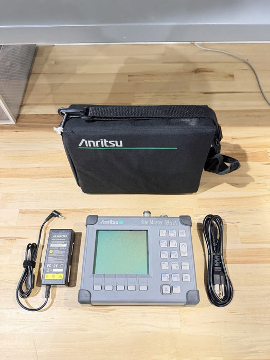 ANRITSU SITE MASTER S331A ANALYZER WITH CHARGER TESTED