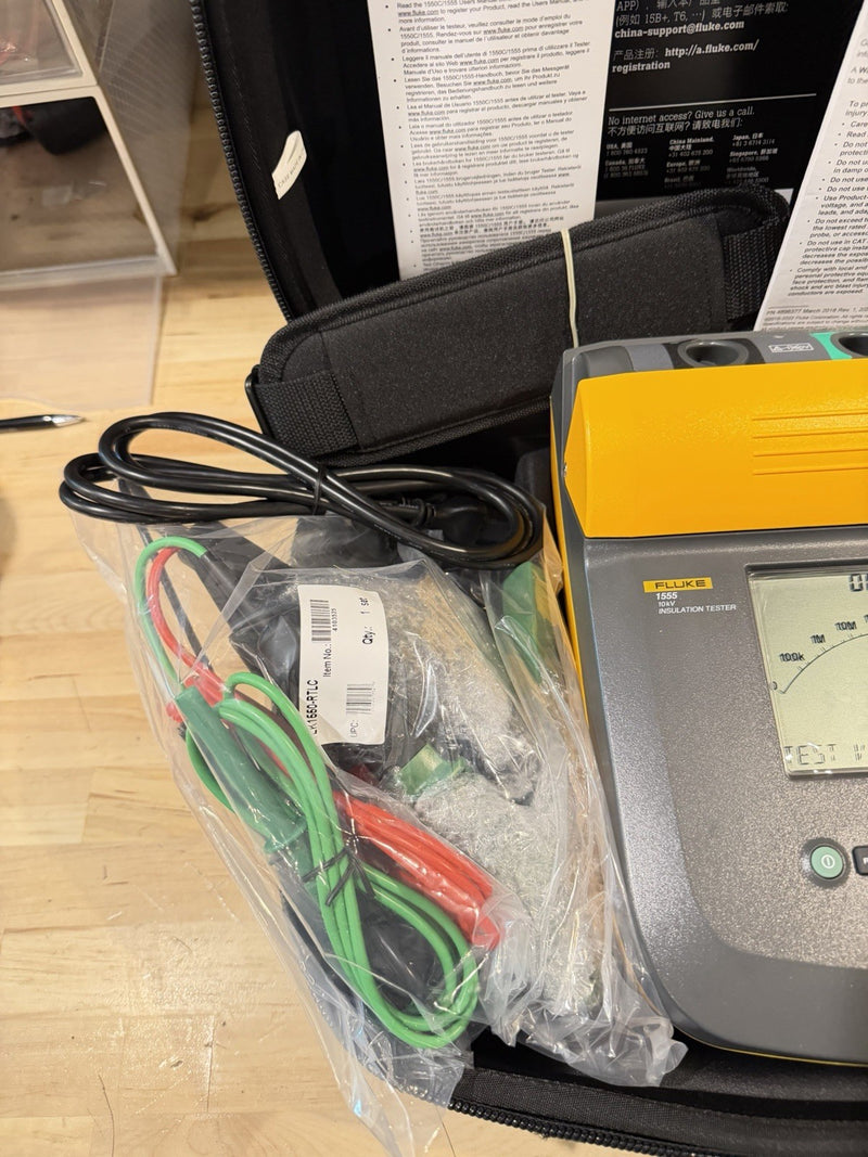 FLUKE 1555 10KV INSULATION TESTER FREE SHIPPING - TESTED (NEW)