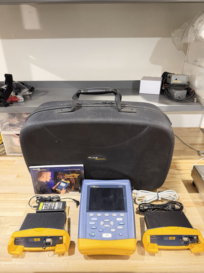 FLUKE NETWORKS OPTIFIBER WITHOFTM-5610B & OFTM-5730 TESTED