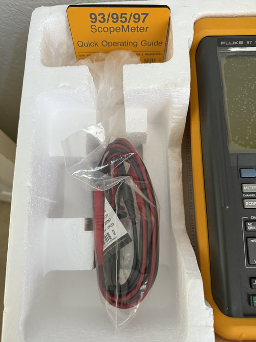 FLUKE 97 50MHZ SCOPEMETER WITH ACCESSORIES RARE