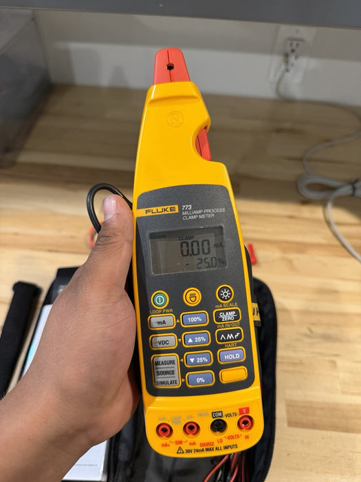 FLUKE 773 MILLIAMP PROCESS CLAMP (TESTED) NEW FREE SHIPPING