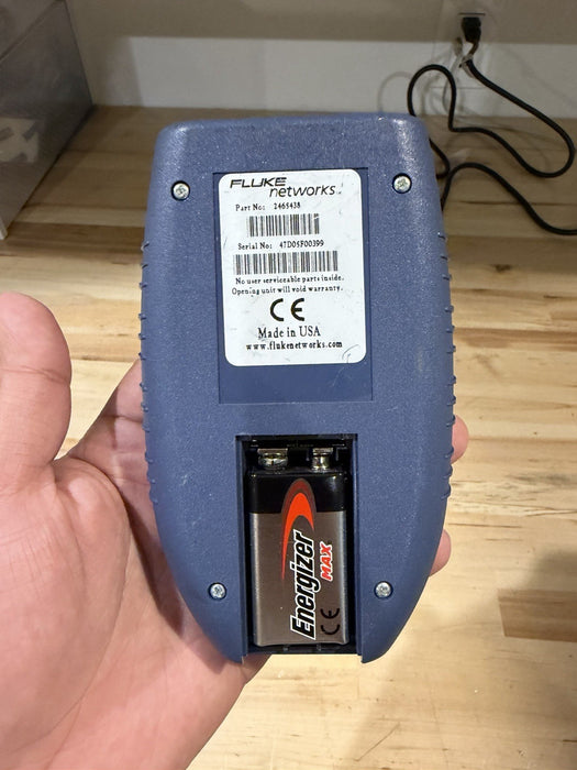 FLUKE NETWORKS MICROSCANNER PRO CABLE VERIFIER TESTED