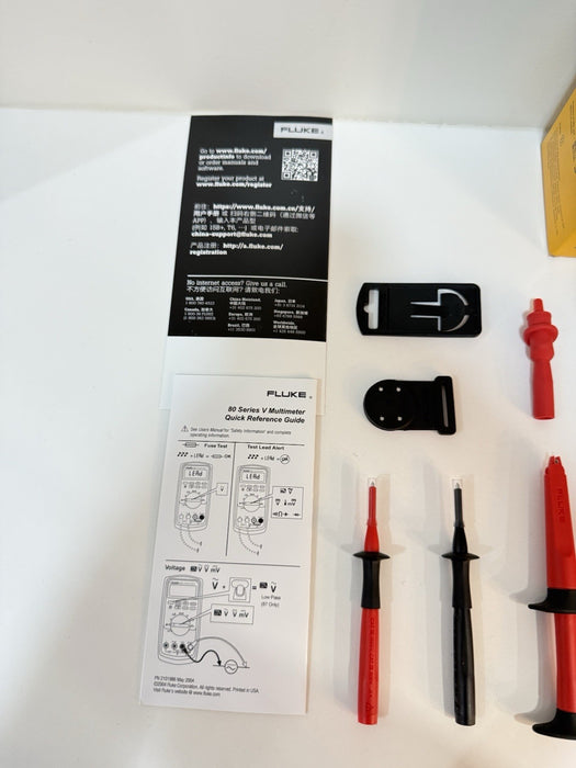 FLUKE 87V E2 INDUSTRIAL ELECTRICIAN COMBO KIT (NEW FACTORY SEALED) SHIPS FAST