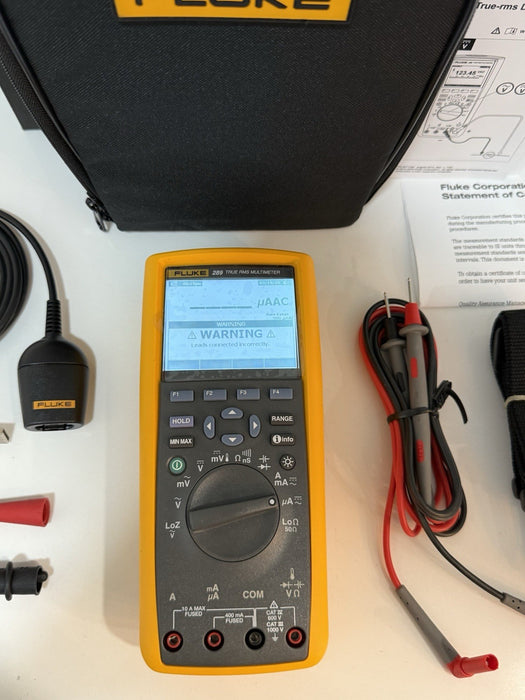 FLUKE 289 FVF COMBO KIT TRUE-RMS DATA LOGGING MULTIMETER (NEW SEALED MFD-2025)