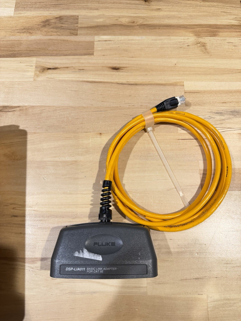 FLUKE NETWORKS DSP-4000SR SMART REMOTE WITHDSP-LIA012 ADAPTER TESTED