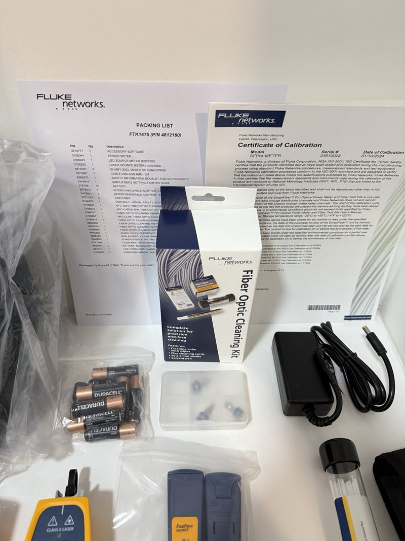 FLUKE NETWORKS FTK1475 POWER METER MULTIMODE KIT MFD 2024