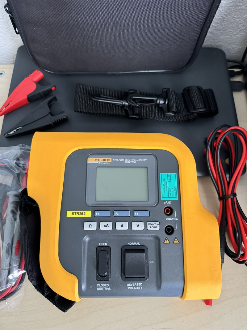 FLUKE ESA609 ELECTRICAL SAFETY ANALYZERCALIBRATED 2025
