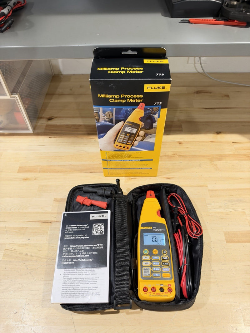 FLUKE 773 MILLIAMP PROCESS CLAMP (TESTED) NEW FREE SHIPPING - NEW