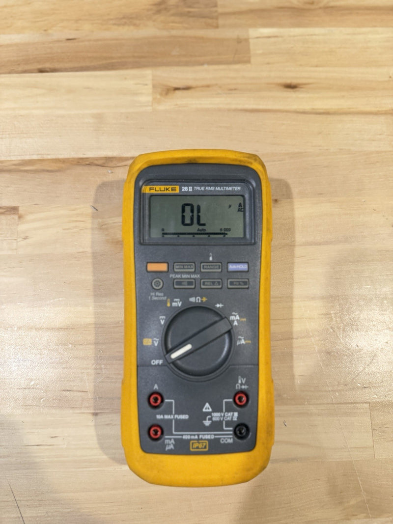FLUKE 28 II TRUE RMS MULTIMETER FOR PARTS
