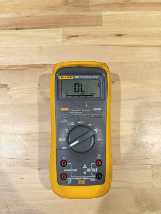 FLUKE 28 II TRUE RMS MULTIMETER FOR PARTS