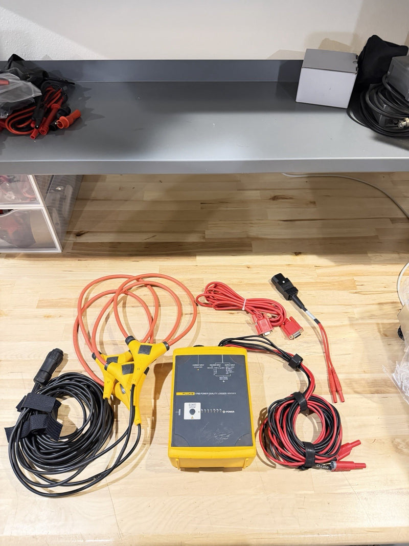 FLUKE 1743 POWER QUALITY LOGGER 3 PHASE MEMOBOX (FREE SHIPPING)