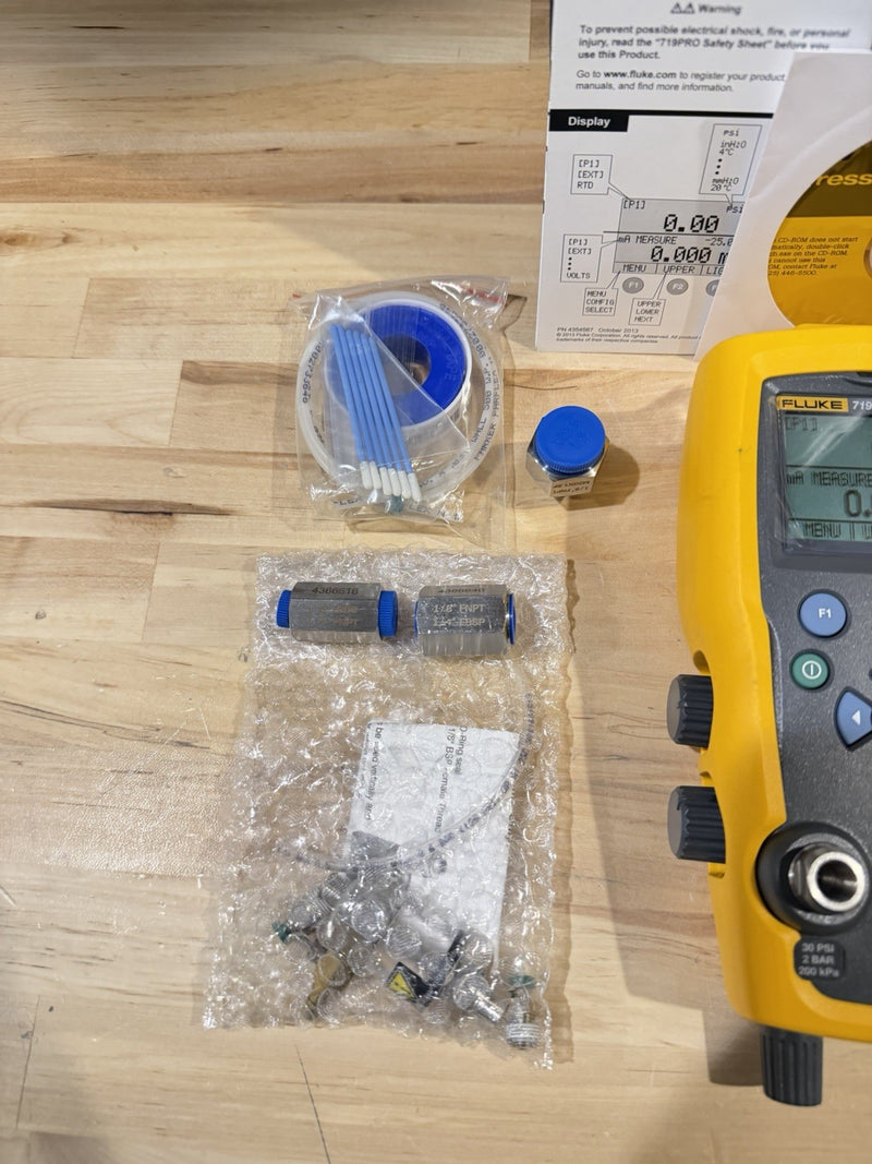 FLUKE 719PRO 30G PRESSURE CALIBRATOR KIT (PARTS ONLY) FOR PARTS