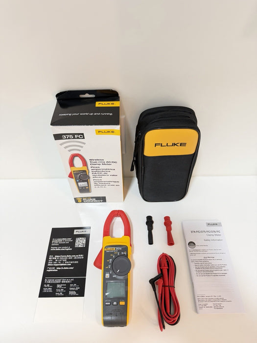 FLUKE 375 FC WIRELESS TRMS AC/DC CLAMP METER NEW SEALED