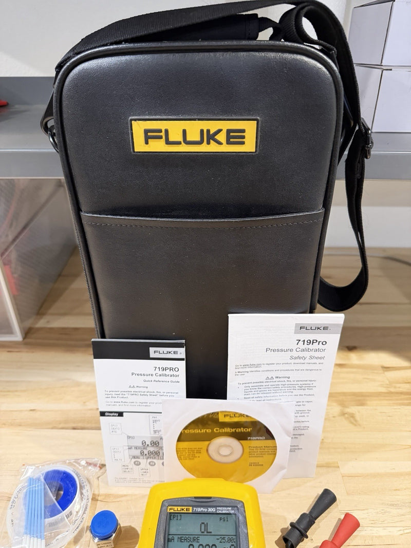 FLUKE 719PRO 30G PRESSURE CALIBRATOR KIT (PARTS ONLY) FOR PARTS