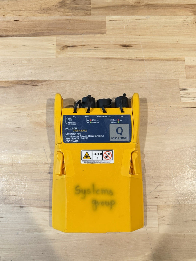 FLUKE NETWORKS CFP-QUAD SM MM MODULE TESTED