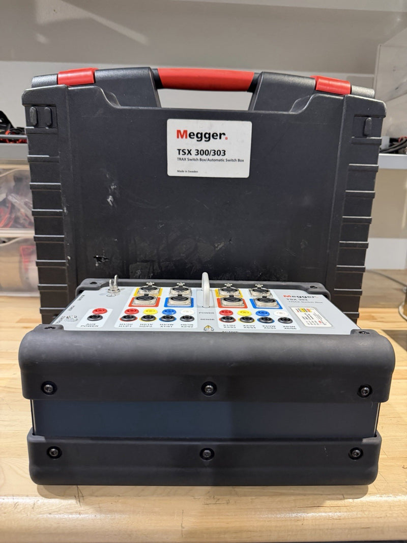 MEGGER TSX 303 TRAX SWITCH BOX (TESTED) FREE SHIPPING