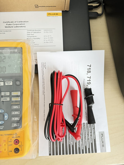 FLUKE 726 PRECISION MULTIFUNCTION CALIBRATOR MFG-2024 CALIBRATED 2024 NEW