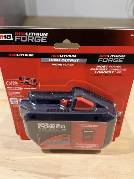 MILWAUKEE 48-11-1813 M18 18V HD12.0 REDLITHIUM FORGE BATTERY /NEW FACTORY SEALED
