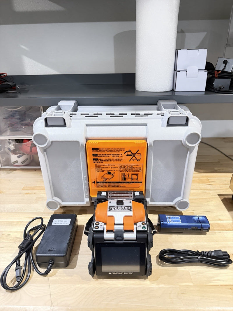 SUMITOMO ELECTRIC TYPE-Q101-M12 MASS FUSION SPLICER TESTED