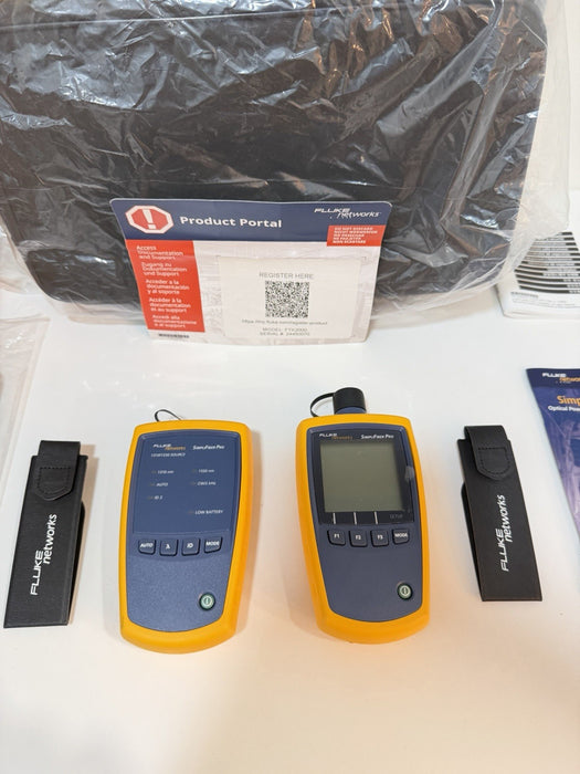 FLUKE NETWORKS FTK2000 SIMPLIFIBER SINGLE MODE 1310/1550NM FIBER VERIFICATION KT