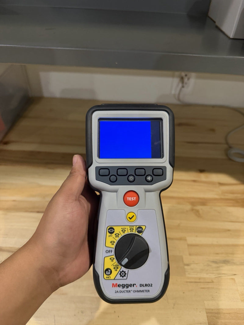 MEGGER DLRO2 2A DUCTER OHMMETER FOR PARTS