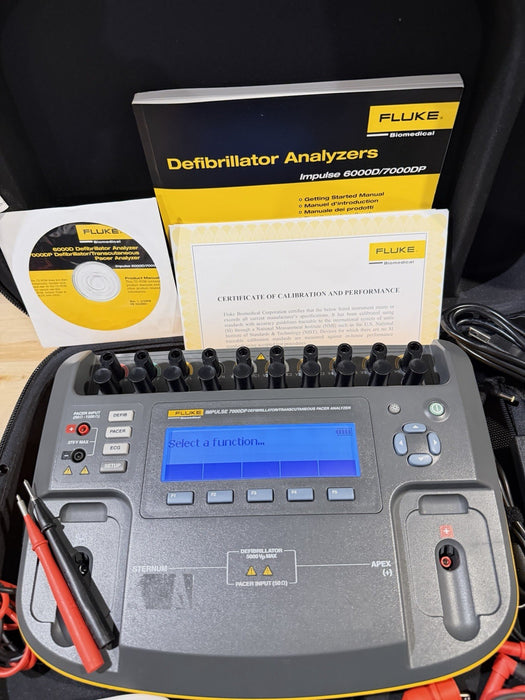 FLUKE IMPULSE 7000DP ANALYZER W/ LEADS & ACCESSORIES (FREE SHIPPING) TESTED