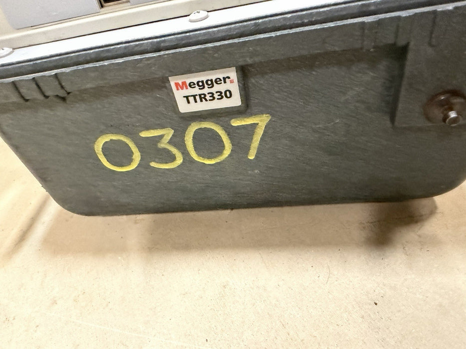 MEGGER TTR330 TRANSFORMER TURN-RATIO TEST SET W/ CABLES & BAG  (TESTED)