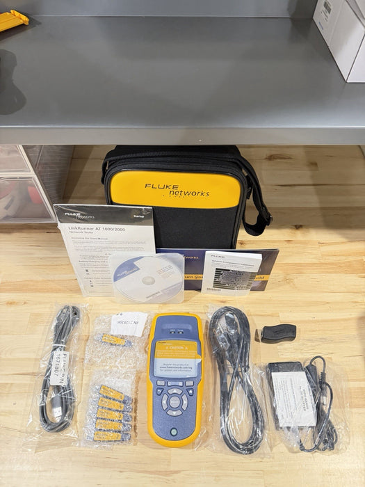 FLUKE NETWORKS LINKRUNNER AT-2000 AUTO TESTER KIT (NEW FACTORY SEALED) RARE