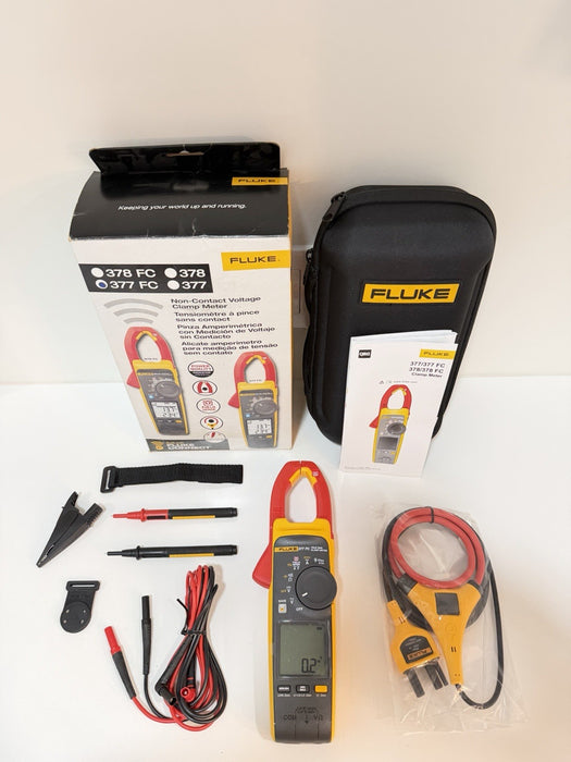 FLUKE 377 FC NON-CONTACT VOLTAGE CLAMP METER (NEW FACTORY SEALED) SHIPS FAST
