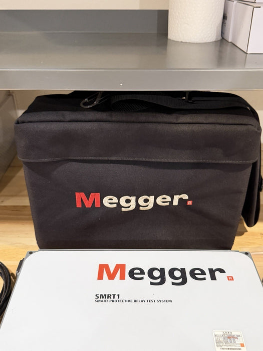 MEGGER SMRT 1 SMART PROTECTIVE RELAY TEST SYSTEM (CALIBRATED 2026) W/ CABLES