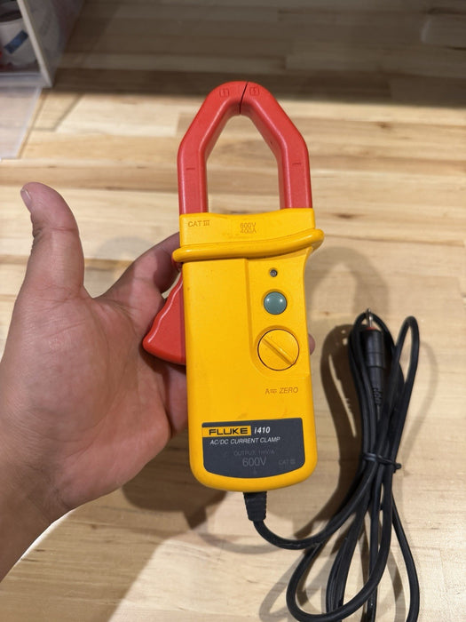 FLUKE I410 AC/DC CURRENT CLAMP TESTED