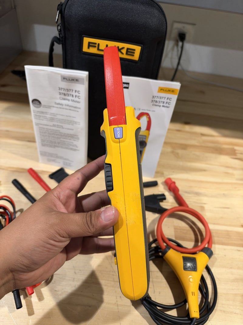 FLUKE 377 FC NON-CONTACT VOLTAGE CLAMP METER SHIPS FAST