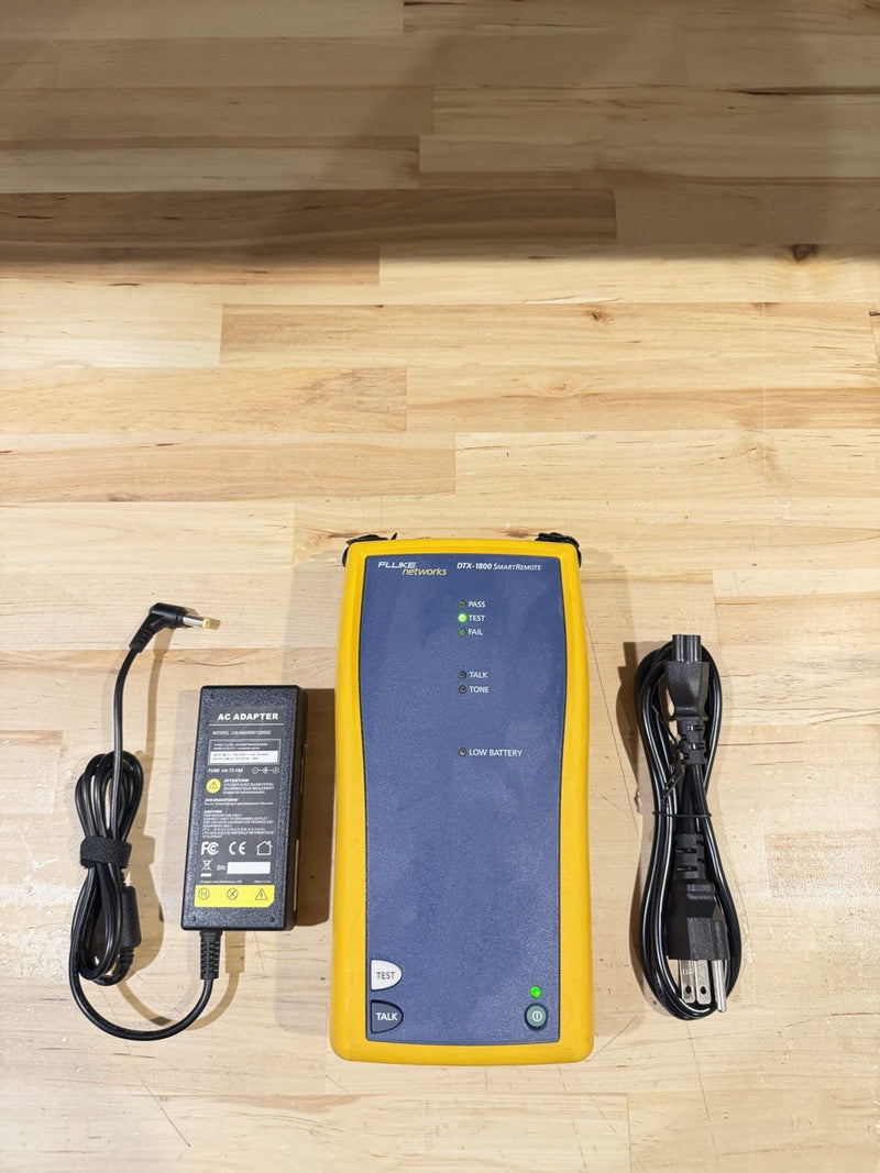 FLUKE NETWORKS DTX-1800 REMOTE W/ CHARGER (TESTED) FRE SHIPPING