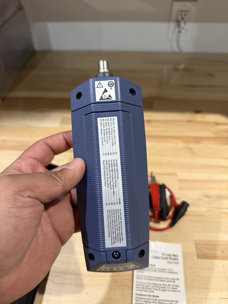 FLUKE NETWORKS TS 100 PRO CABLE FAULT FINDER TESTED