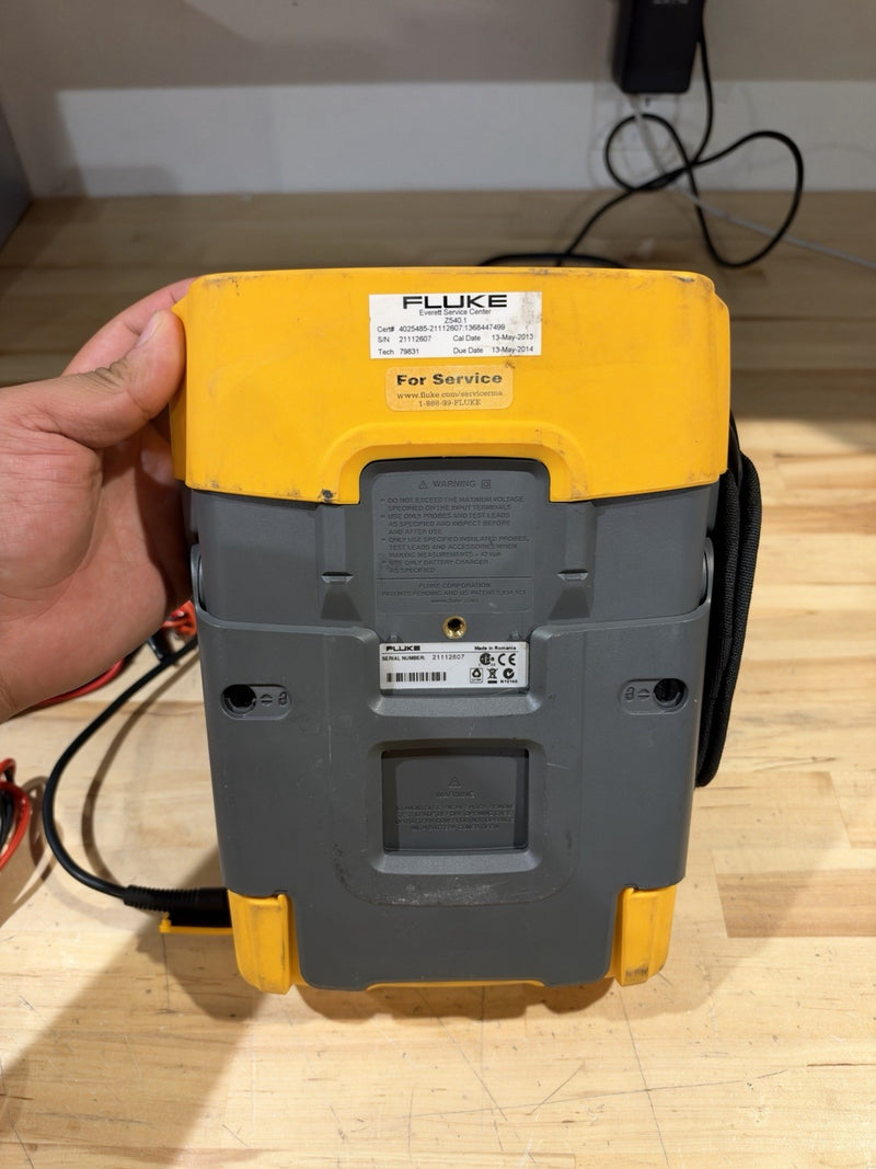 FLUKE 190-202 SCOPEMETER 2.5GS/S 2CHANNEL 200MHZ OSCILLOSCOPE (TESTED)SHIPS FREE