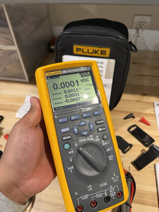 FLUKE 289 FVF COMBO KIT TRUE-RMS DATA LOGGING MULTIMETER (FREE SHIPPING) TESTED