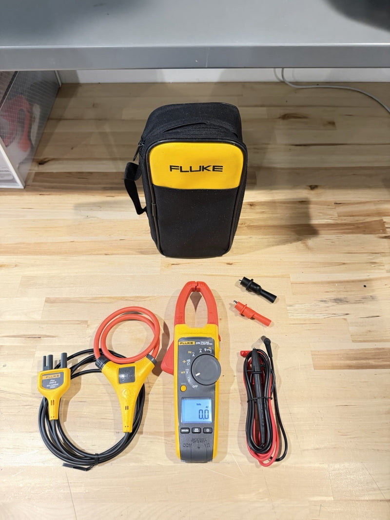 FLUKE 376 WIRELESS TRUE RMS AC/DC CLAMP METER WITH LEADS