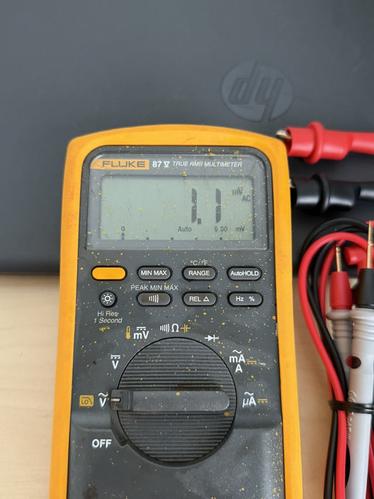 FLUKE 87V TRUE RMS MULTIMETER WITH LEADS