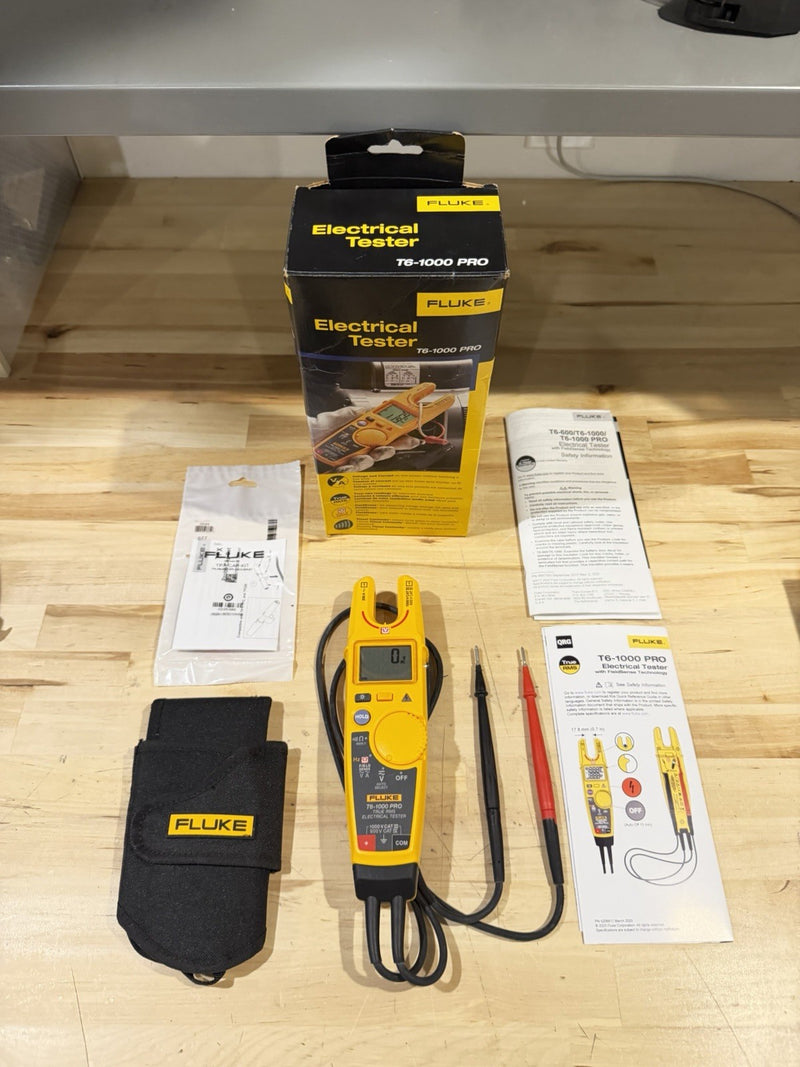 FLUKE T6-1000 PRO ELECTRICAL TESTER FIELDSENSE 1000V AC/DC SHIPS FAST