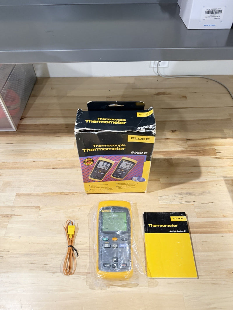 FLUKE 51 II THERMOCOUPLE THERMOMETER