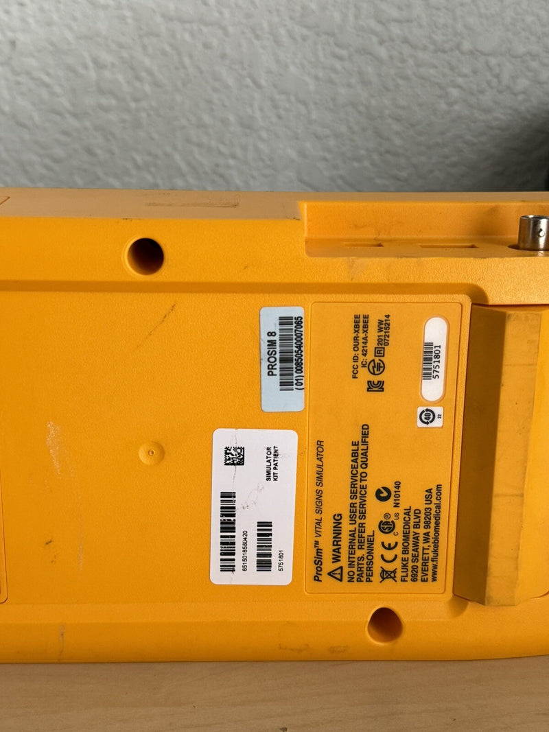 FLUKE BIOMEDICAL PROSIM 8 VITAL SIGNS SIMULATOR CALIBRATED 2022
