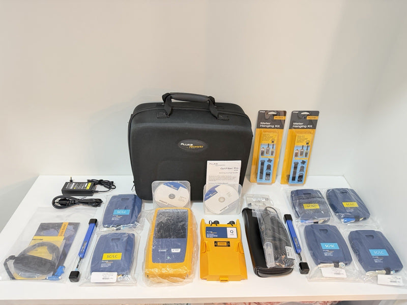 FLUKE NETWORKS OFP2-100-QI OPTIFIBER PRO QUAD OTDR V2 KIT (NEW SEALED) TESTED