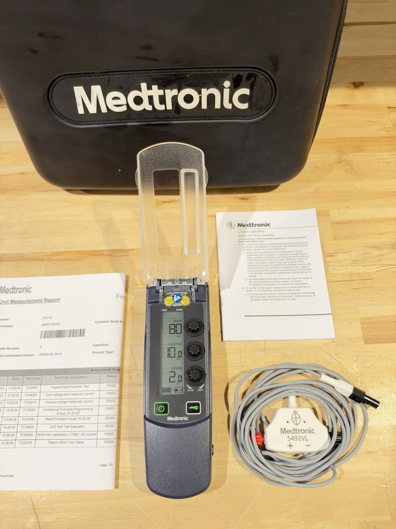 MEDTRONIC 53401 W/ 5492VL PROBE & CASE (TESTED) FREE SHIPPING