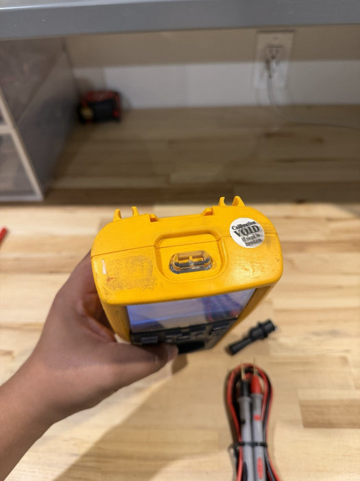 FLUKE 289 TRUE RMS ELECTRONIC LOGGING DIGITAL MULTIMETER W/ LEADS & CLIPS #8