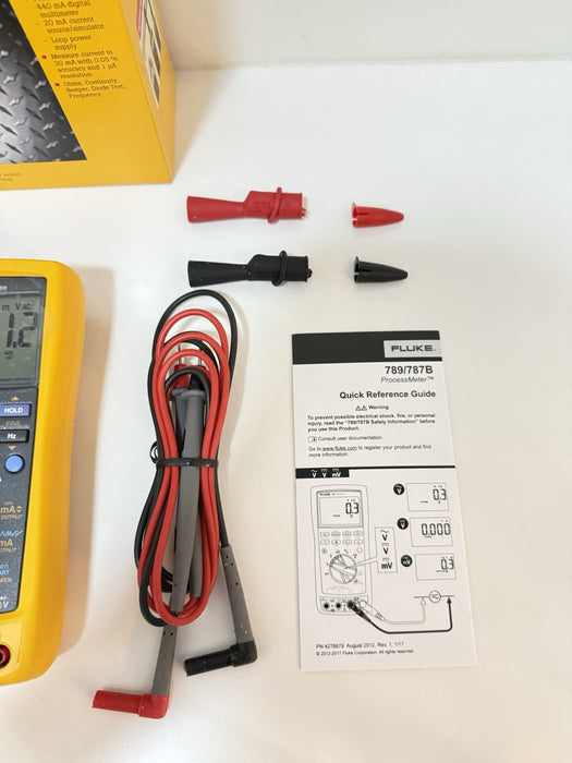 FLUKE 789 PROCESSMETER (NEW FACTORY SEALED) MFD-2025 CALIBRATED 2025 /SHIPS FAST